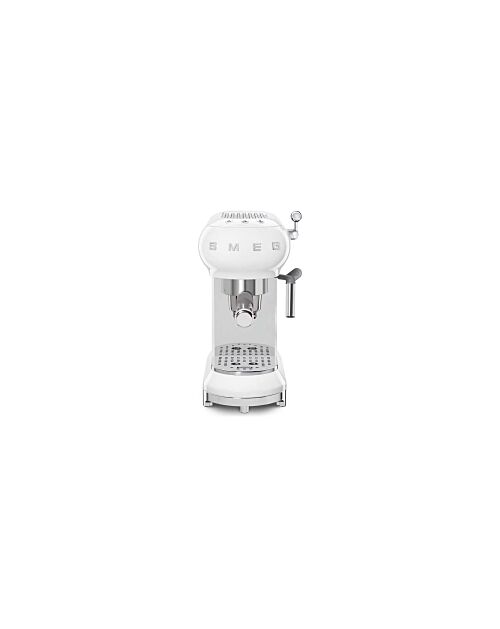 ECF01 50's Style Retro Espresso Coffee Machine - White